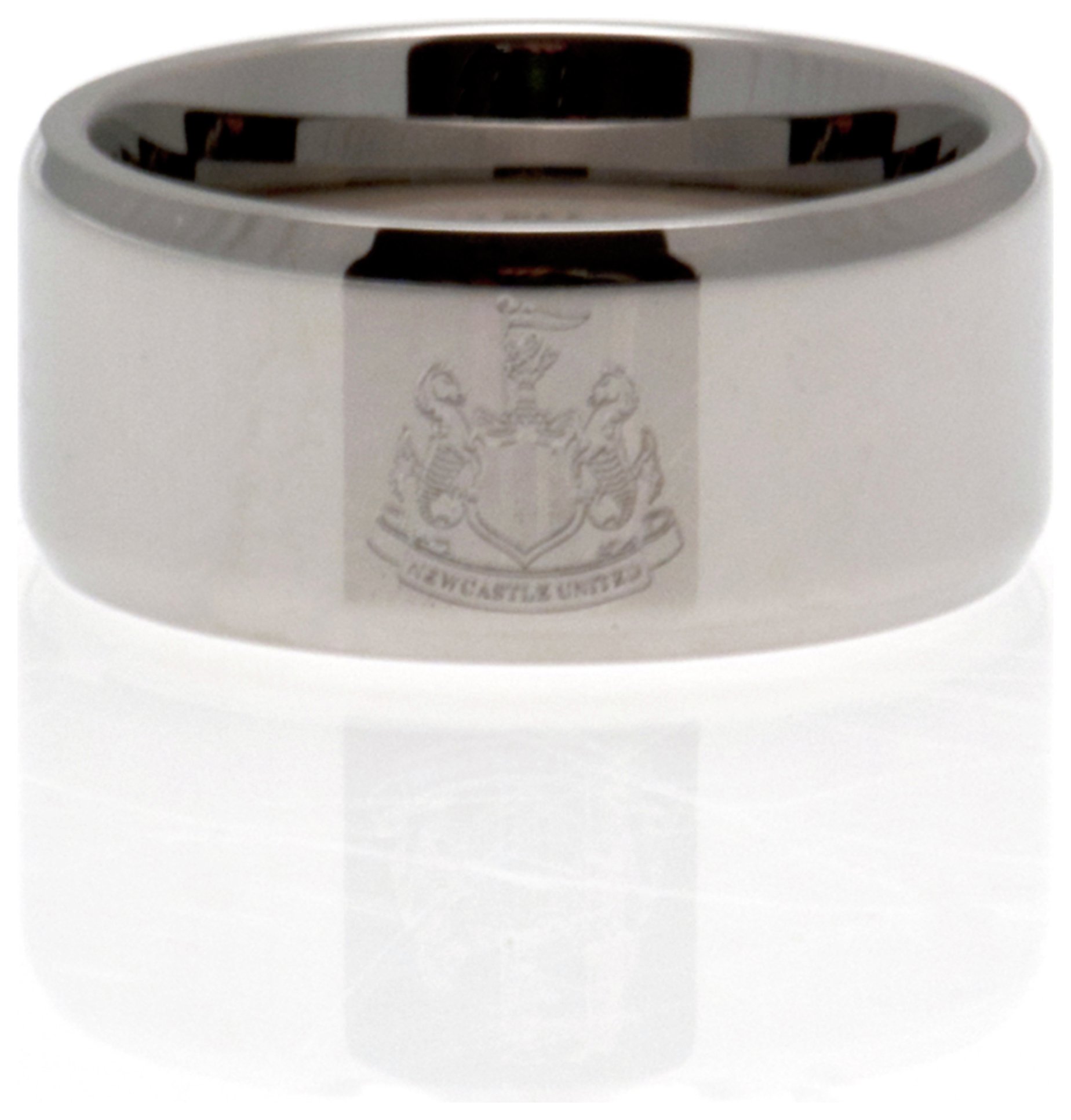 Stainless Steel Newcastle Ring - Size R