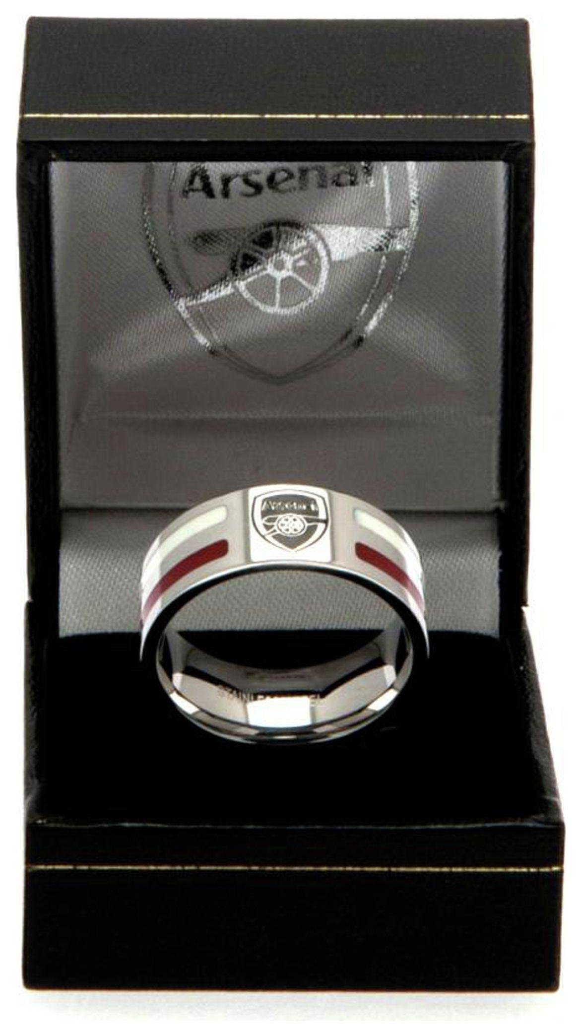 Stainless Steel Arsenal Striped Ring Review