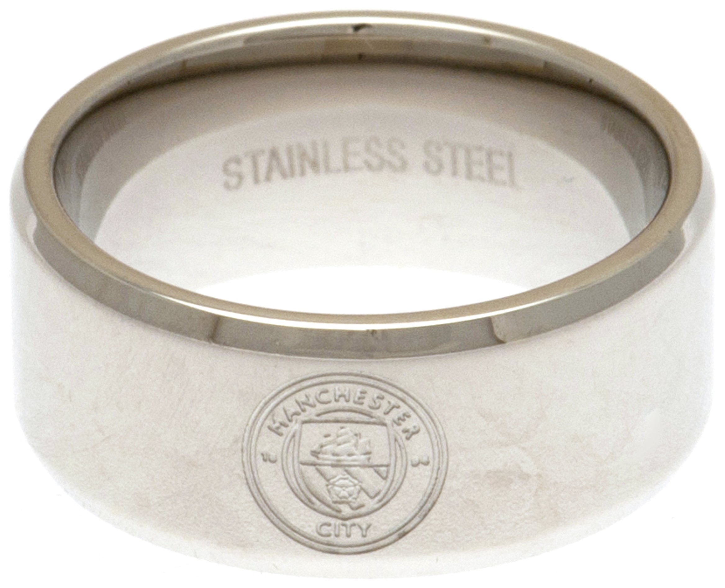 Stainless Steel Man City Ring - Size X