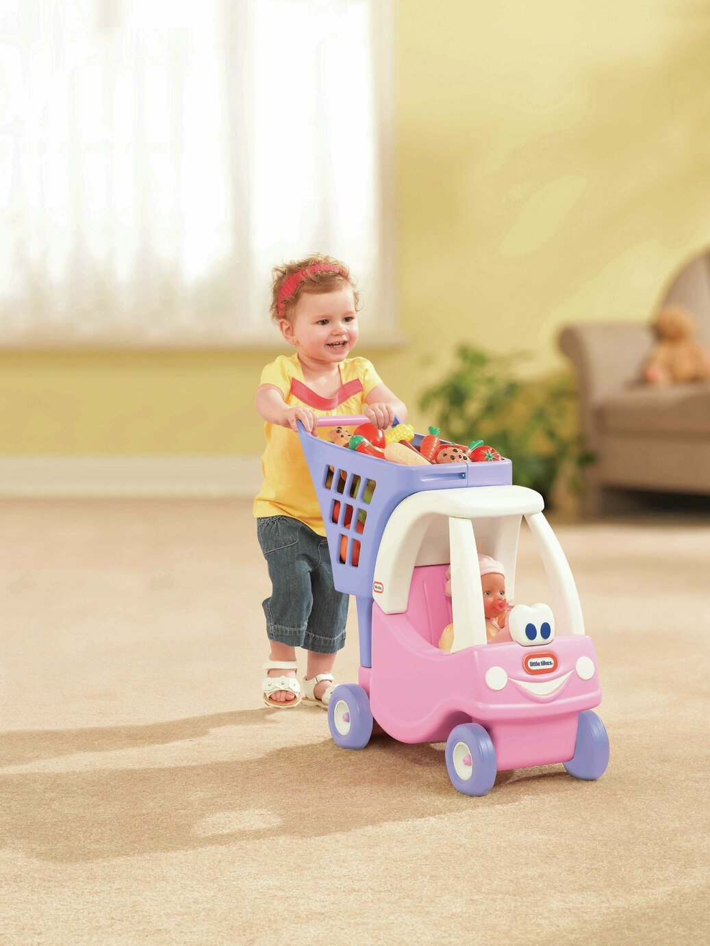 little tikes princess shopping cart
