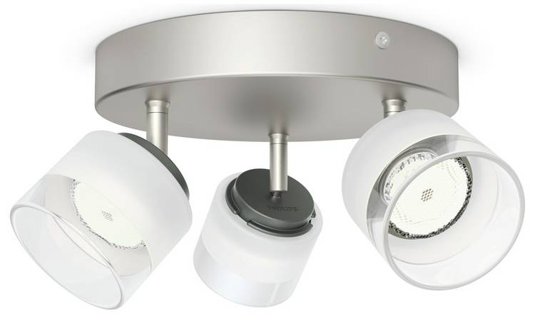 Buy Philips Myliving Fremont 3 Spiral Light Nickel Ceiling Lights Argos