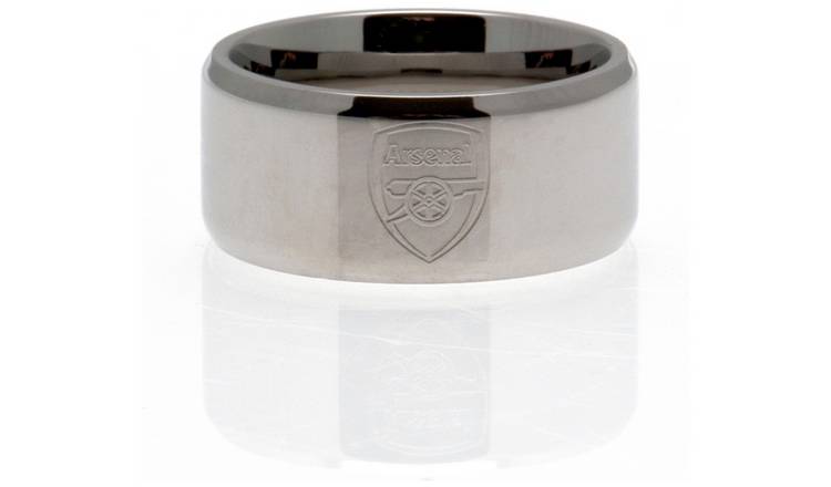 Stainless Steel Arsenal Ring - Size R