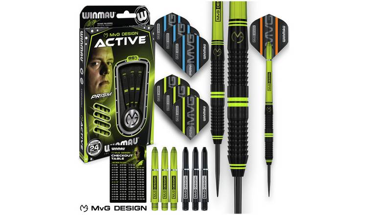 Buy Winmau Michael van Gerwen MvG Active 24g Tungsten Darts Set 