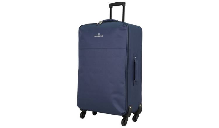 Featherstone 4 Wheel Soft Suitcase - Cabin, Navy