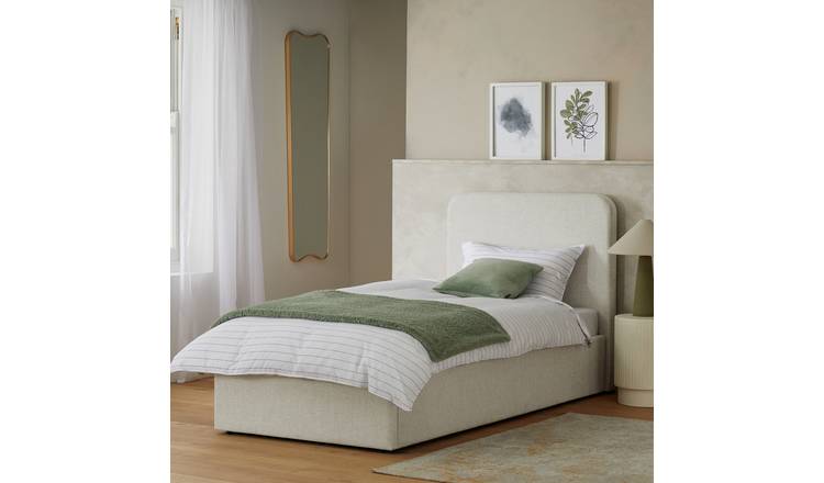 Habitat Chadwell Single End Lift Ottoman Bed - Natural