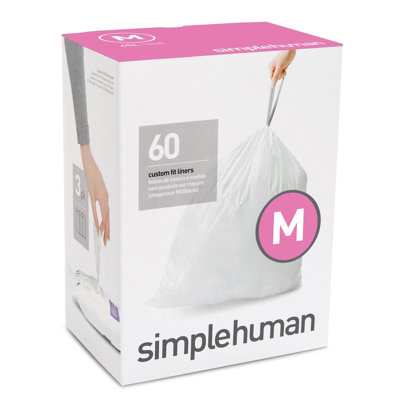 simplehuman Bin Liner Code M x 60 Liners Review