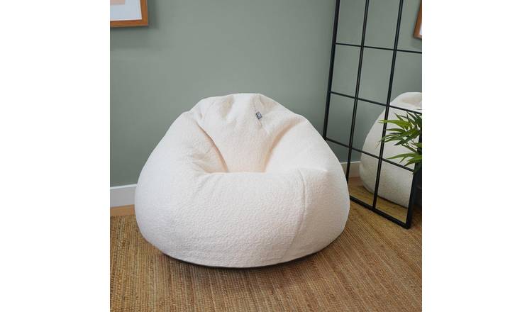 rucomfy Fabric Snug Slouchbag Beanbag - Oat
