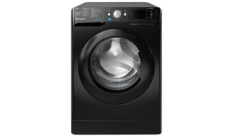 Indesit BWE81496XKVUK 8KG 1400 Spin Washing Machine - Black