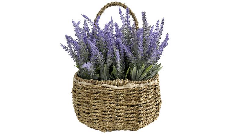 Garden XP Artificial Lavendar Basket