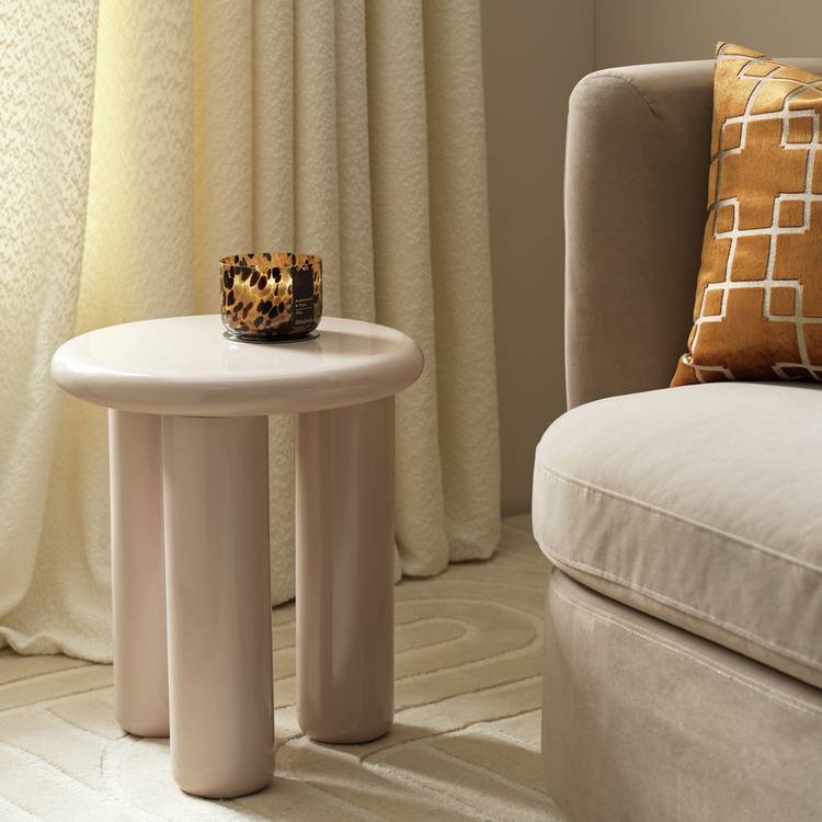 Habitat Totley Round Side Table - Natural 0