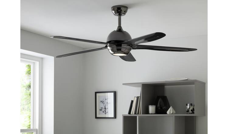 Buy Argos Home Modern Remote Control Ceiling Fan Black Ceiling Fans Argos