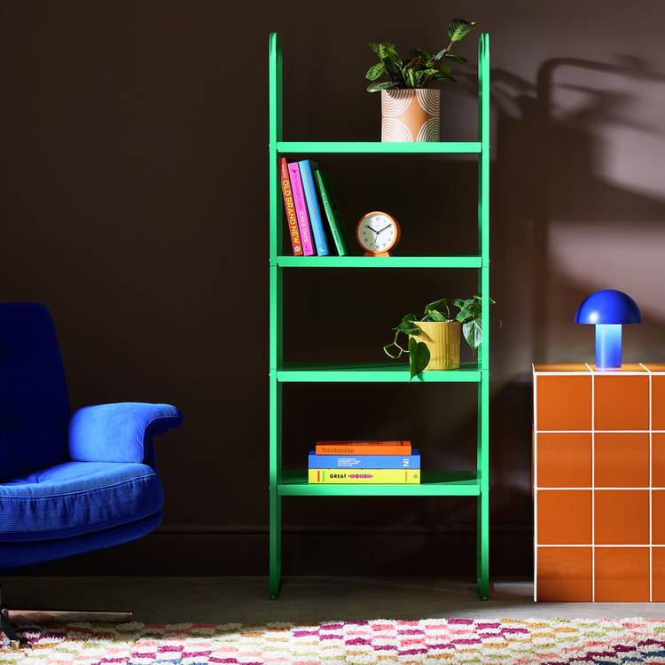 Habitat Lorelei Narrow Bookcase - Green 0