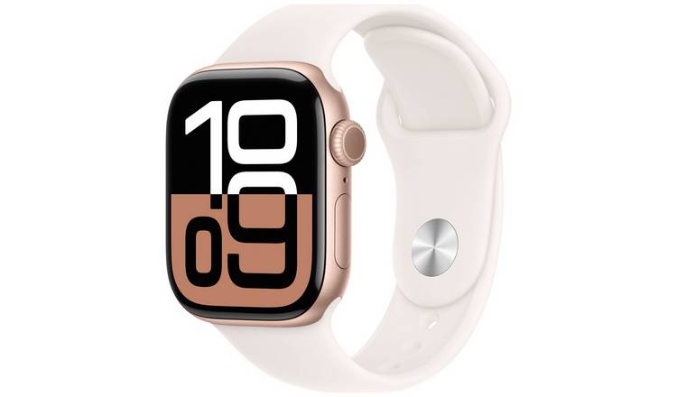 Apple Watch Series 10 GPS 42mm Rose Gold Light Blush - S/M