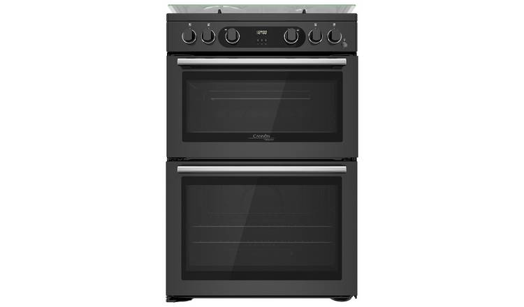 Hotpoint CD67G0C2CA/UK 60cm Double Oven Gas Cooker- Graphite