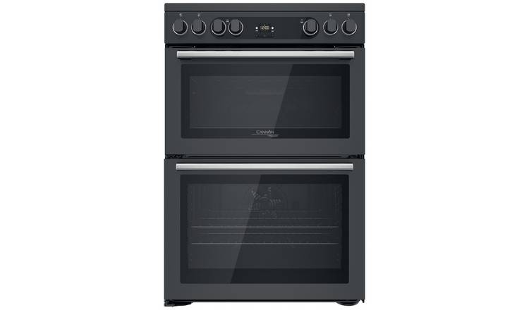 Hotpoint CD67V9H2CA/UK Double Oven Electric Cooker - Black