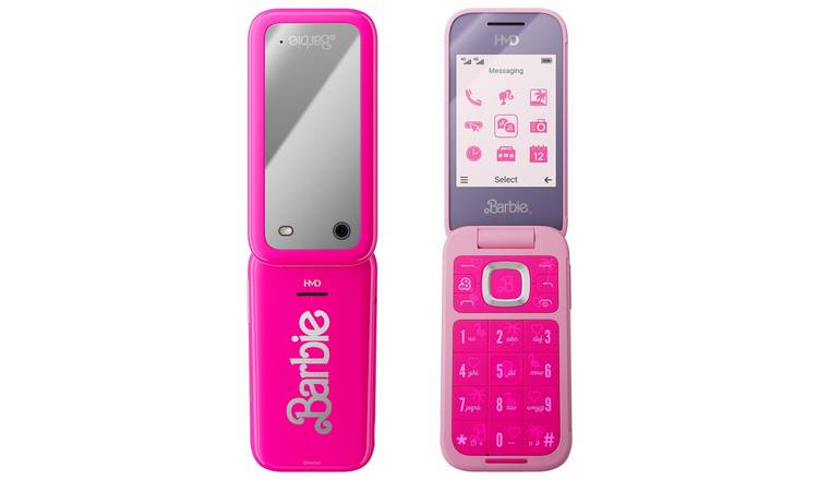 SIM Free HMD Barbie Mobile Phone - Power Pink