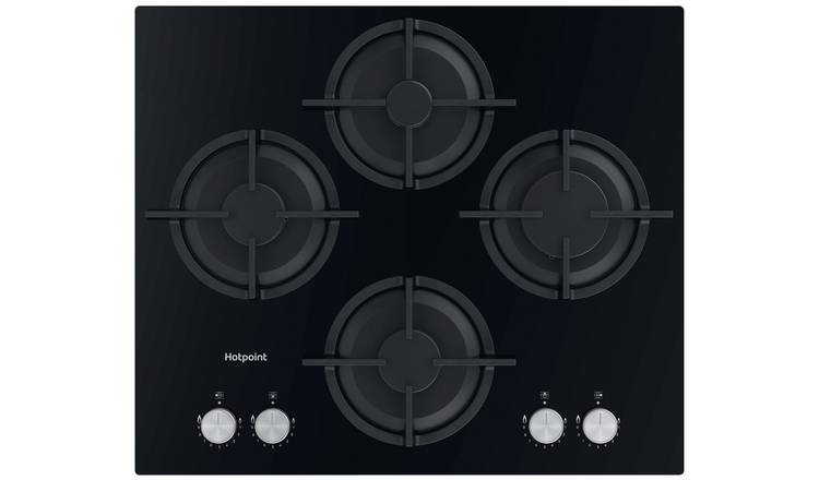 Hotpoint HGS 61S BK Gas Hob - Black