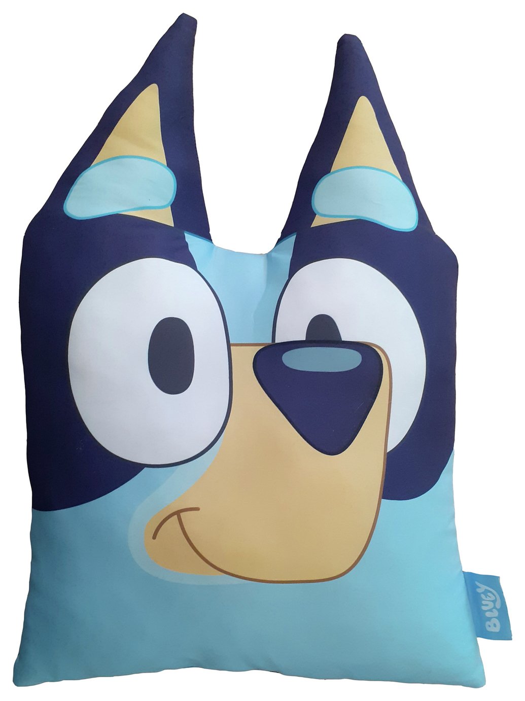 Bluey Kids 3D Ears Shaped Cushion - Blue - 35X35cm