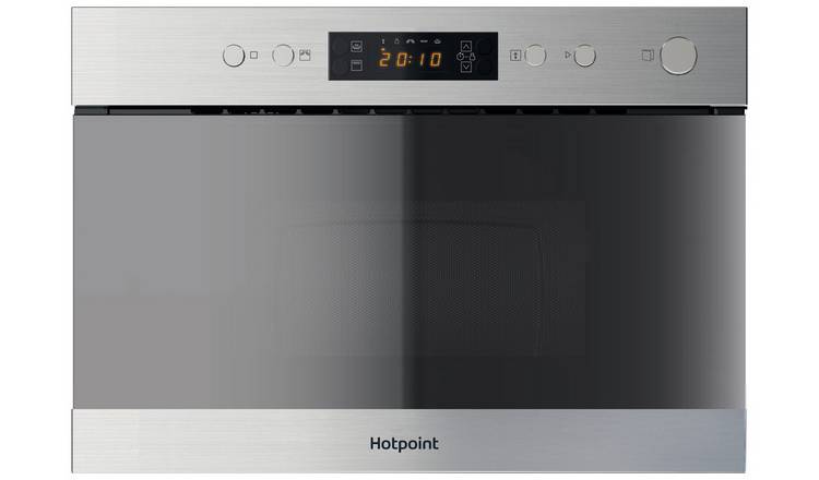 Hotpoint MN 314 IX H Built-In Microwave - Silver