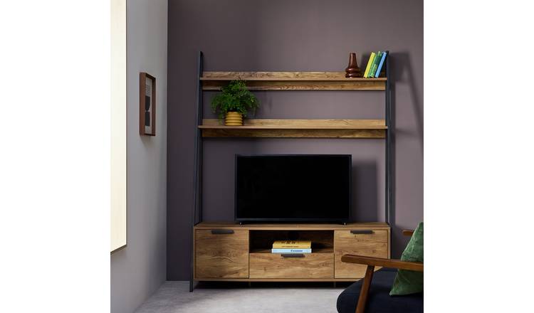 Habitat Nomad  2 Door 1 Drawer Media Unit - Oak