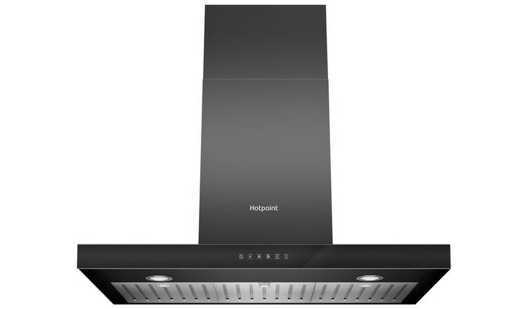 Hotpoint PHBS9.8CLTDK/1 Wall Mounted Cooker Hood - Black