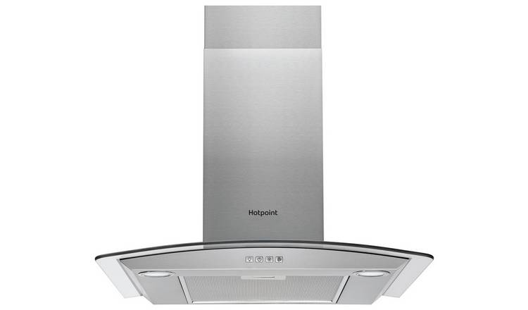 Hotpoint PHGC6.4 FLMX 60cm Chimney Cooker Hood