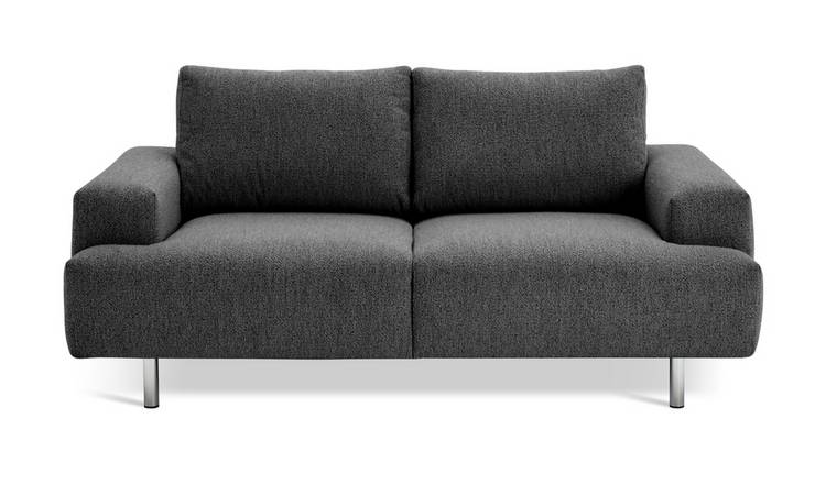 Habitat Julien Fabric 2 Seater Sofa - Charcoal