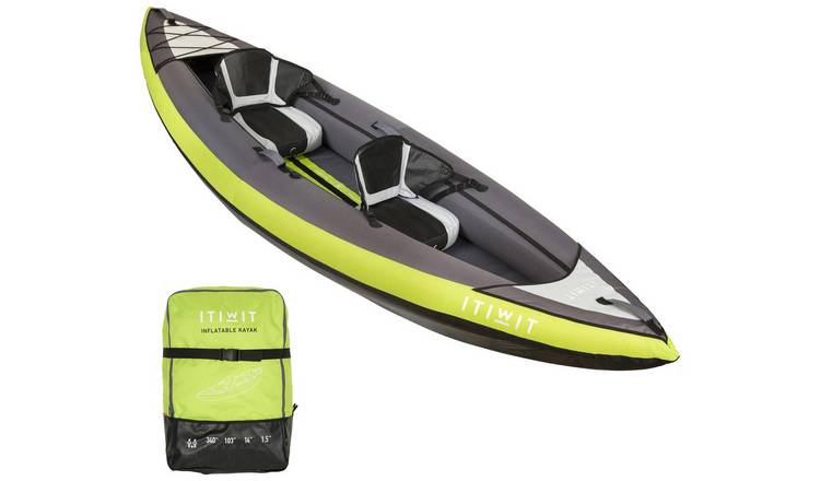 Decathlon ITIWIT 2 Person Inflatable Kayak - Green
