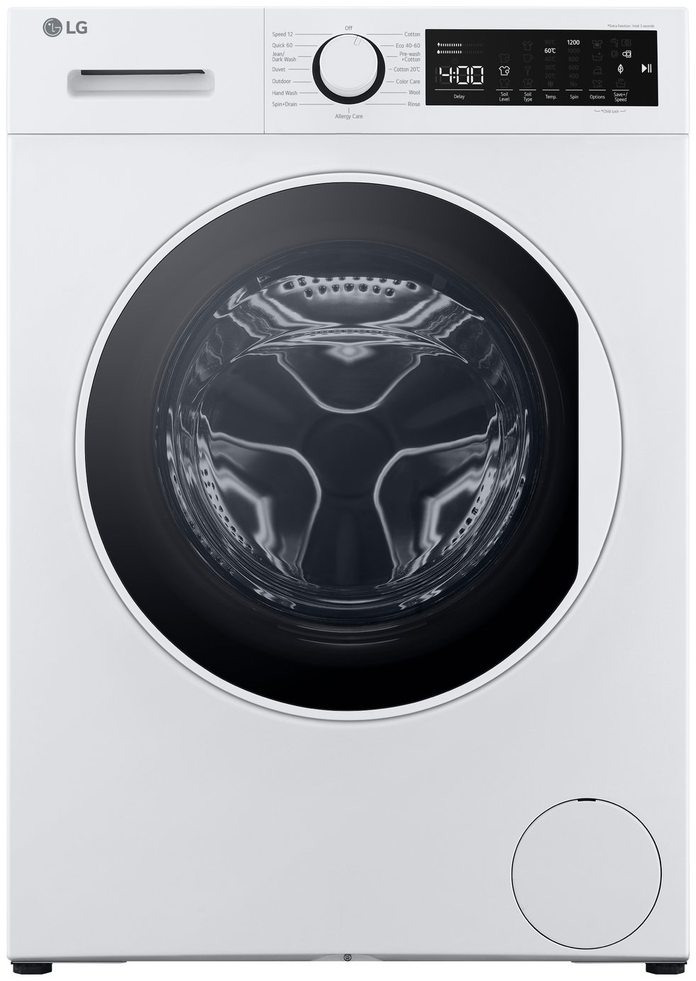 LG F2T208WSE 8KG 1200 Spin Washing Machine - White
