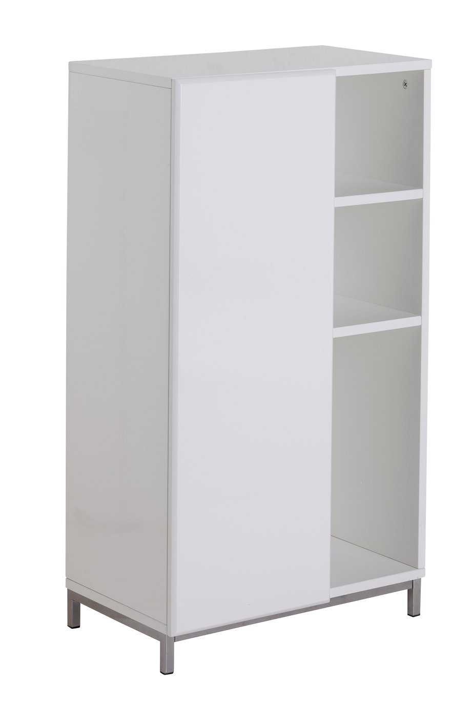 Argos Home Gloss Double Unit - White