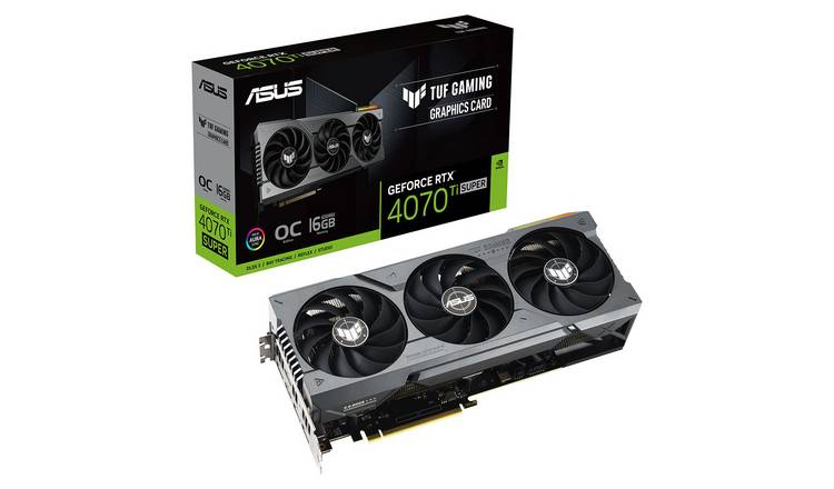 ASUS Nvidia RTX 4070 TI Super 16GB TUF OC Graphics Card