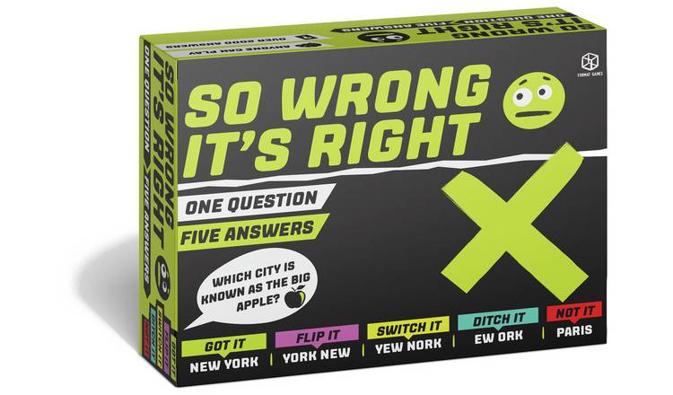 So Wrong It's Right Board Game