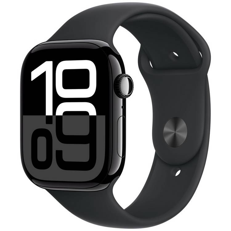 Apple Watch Series 10 GPS+Cellular 46mm Jet Black - M/L 0