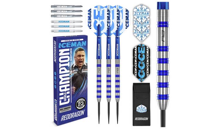 Red Dragon Gerwyn Price Iceman 23g 80% Tungsten Darts Set