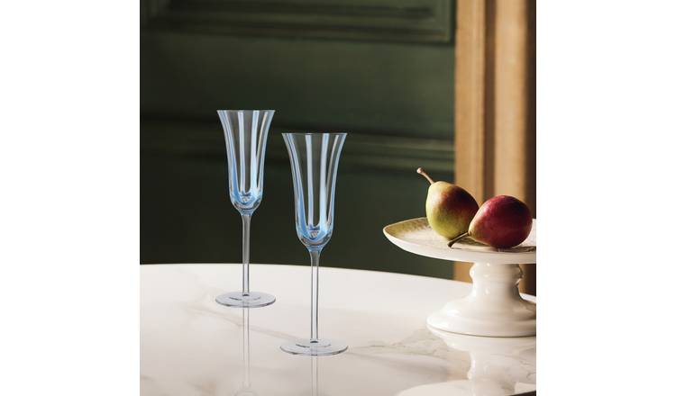 Habitat x Sanderson & National Trust Champagne Flutes 2pk