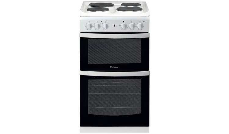 Indesit ID5E92KMW/UK Single Oven Electric Cooker - White