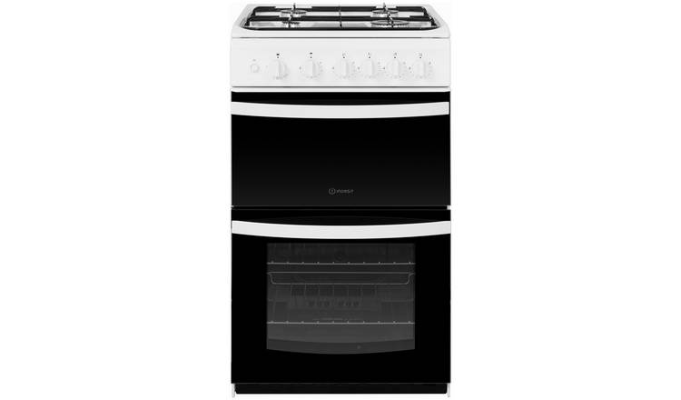 Indesit ID5G00KMW/UK 50CM Single Oven Gas Cooker - White