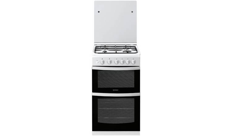 Indesit ID5G00KMW/UK /L Single Oven Gas Cooker - White