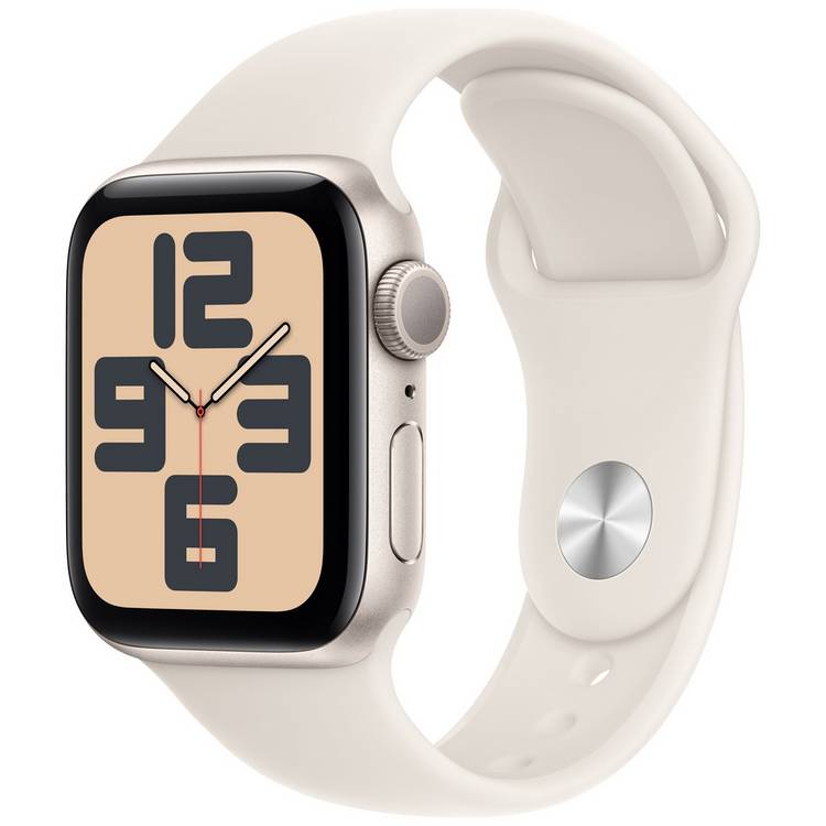 Apple Watch SE 2024 GPS 40mm Starlight Sport Band - S/M 0