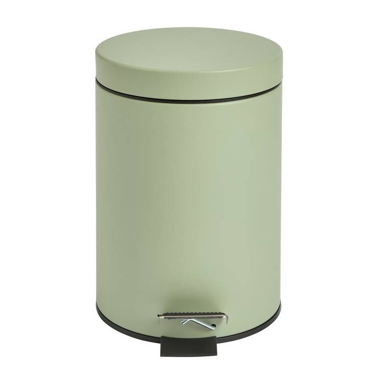 Argos Home 3L Bathroom Pedal Bin - Sage Green 0