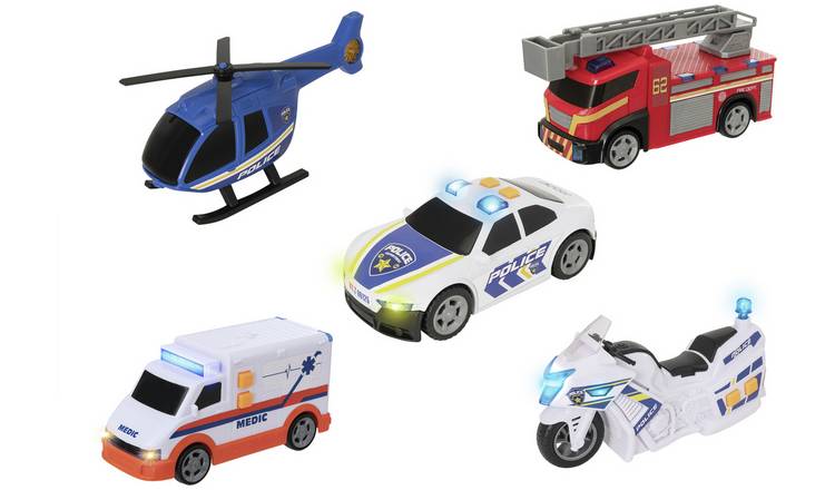 Teamsterz Light and Sound Emergency Team-Pack of 5