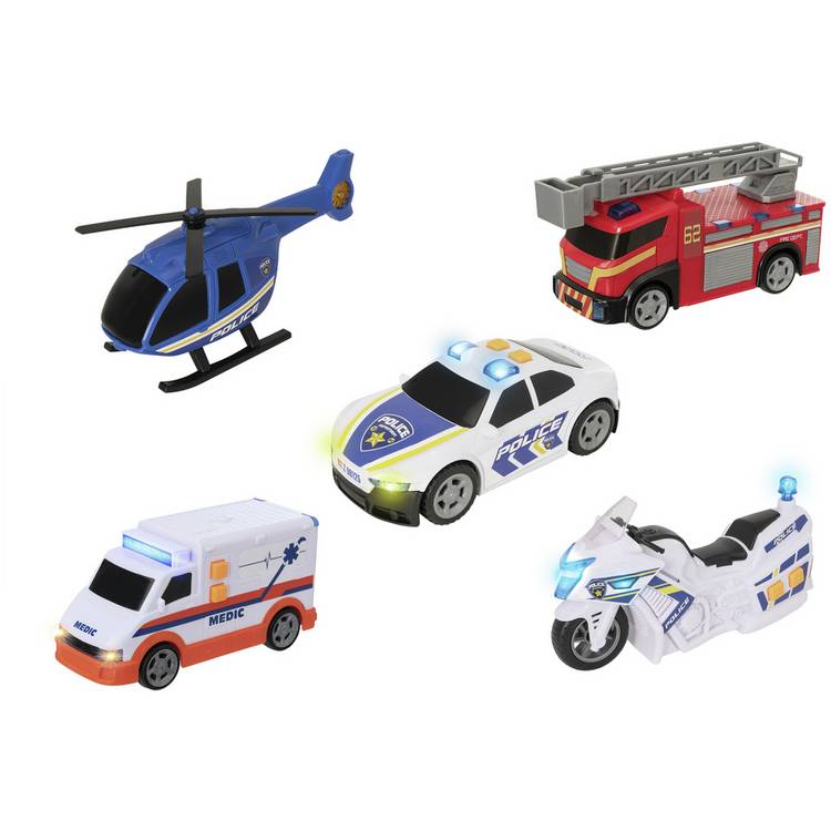 Teamsterz Light and Sound Emergency Team-Pack of 5 0
