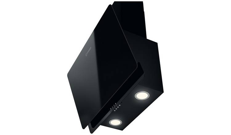 Indesit IHVP 65F LM K Chimney Cooker Hood -  Black