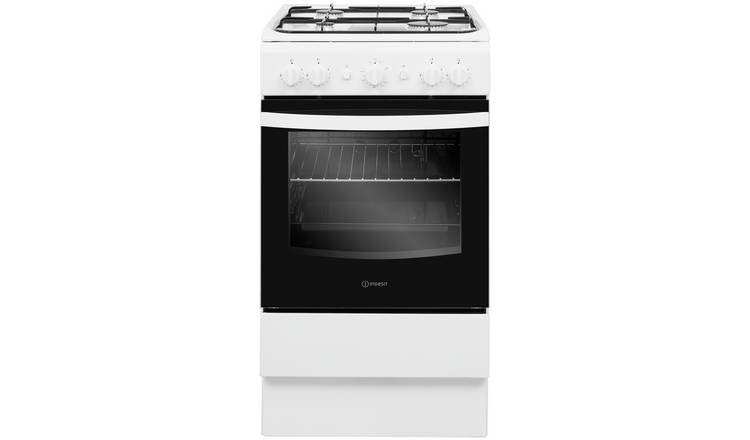 Indesit IS5G1KMW/U Single Oven Gas Cooker - White