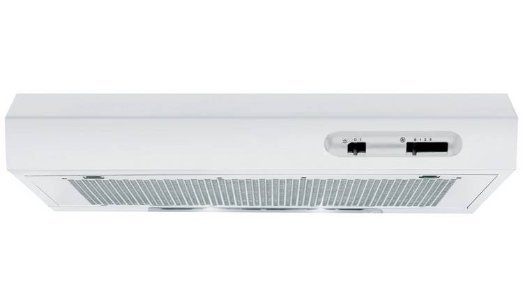 Indesit ISLK 66F LS W 70cm Visor Cooker Hood - White