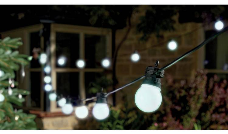 Smart Garden 10 Vintage Festoon String Lights - White
