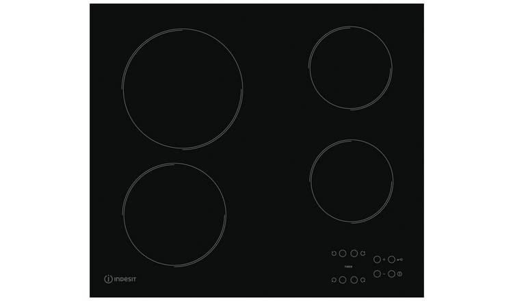 Indesit RI 161 C 60cm Ceramic Hob - Black