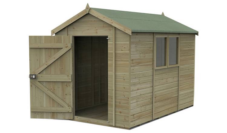 Forest Timberdale 2 Windows Apex Shed - 10 x 6ft