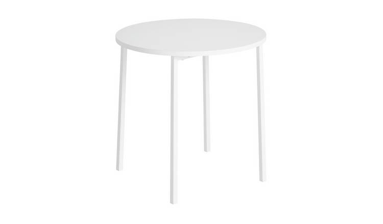 Argos Home Toby Round Coffee Table - White