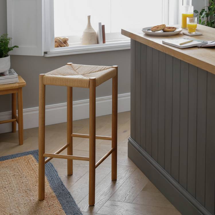 Habitat Hanna Oak Counter Stool - Natural 0